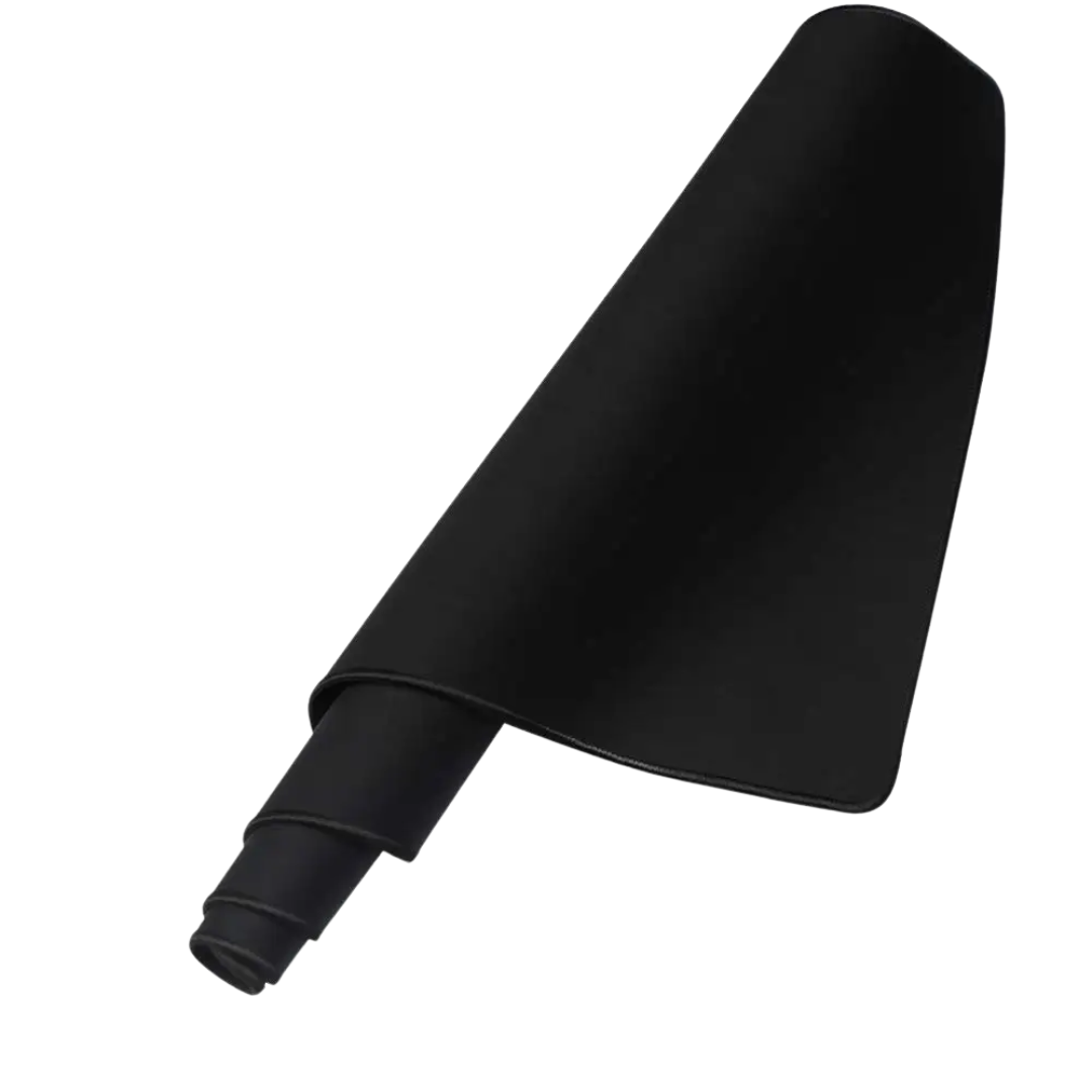 Kontorklar Ergonomisk Musemåtte Sort - 90x40 cm